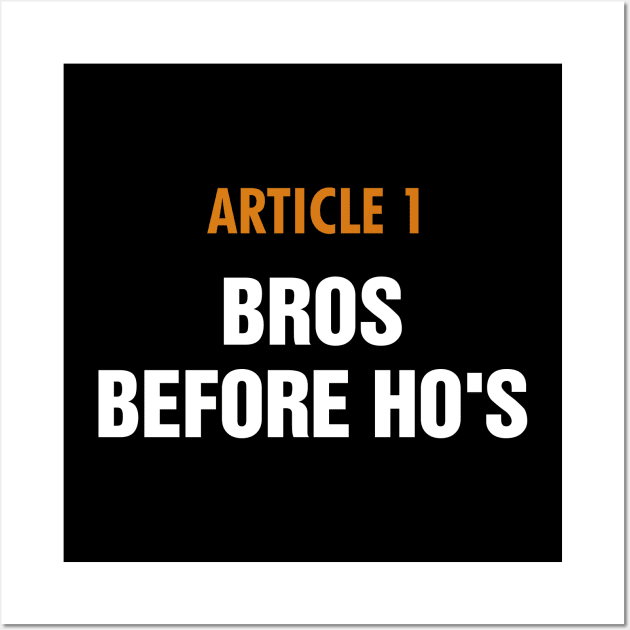 Article 1 Bros Before Ho's Wall Art by rainoree